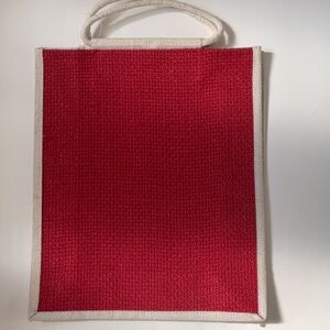 Free NWOT Jute Tote Bag
